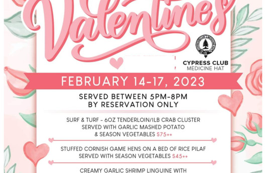 Cypress Club Event - Valentine's Dinner